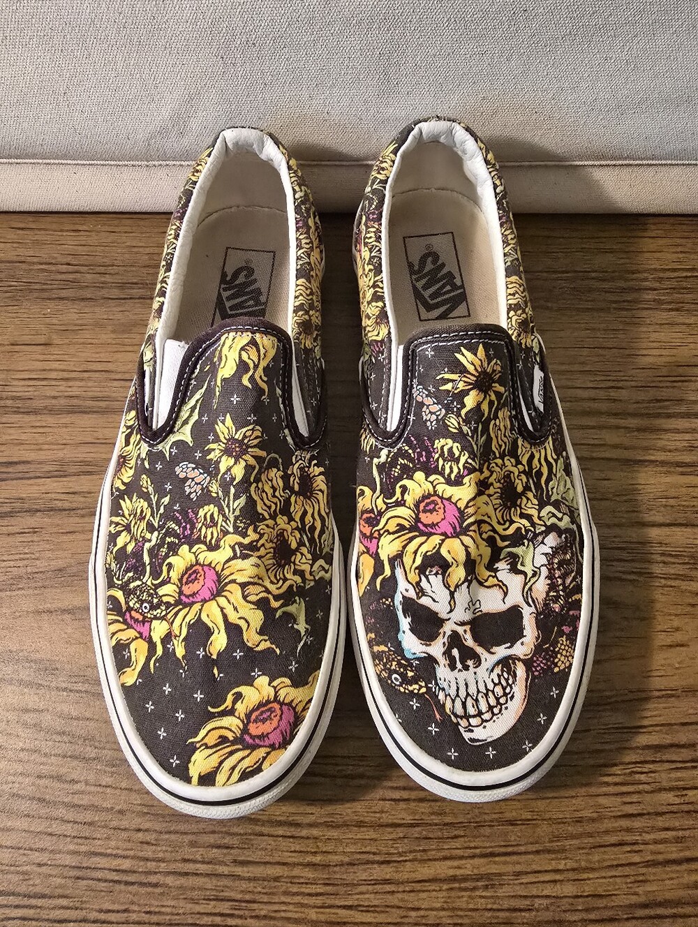 VANS Beauty Skull Classic Slip On Shoes